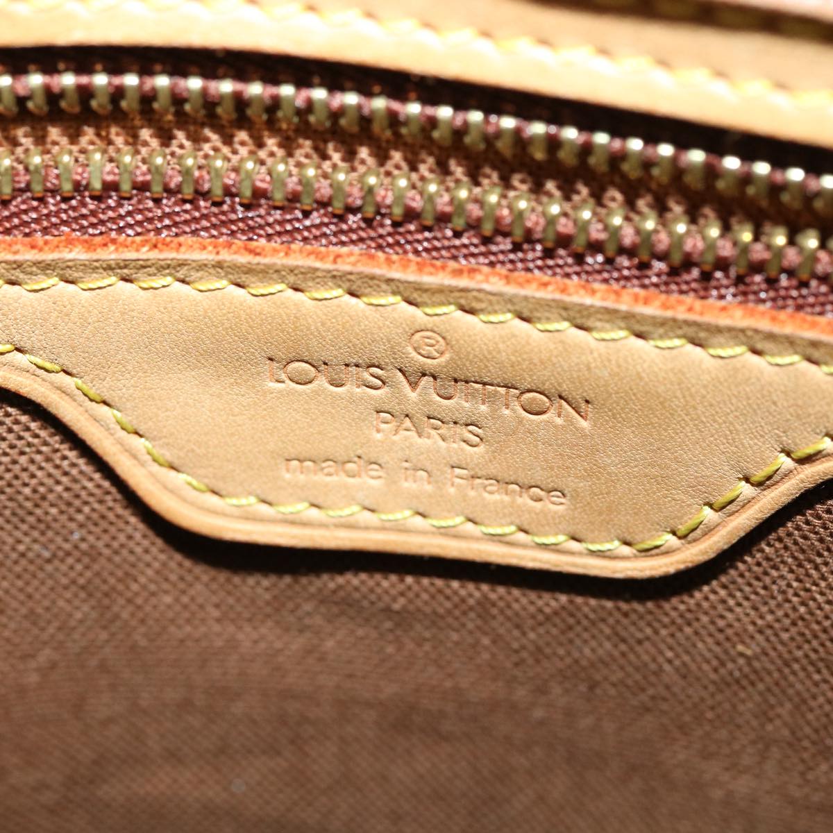 LOUIS VUITTON Monogram Cabas Piano Tote Bag M51148 LV hs1316