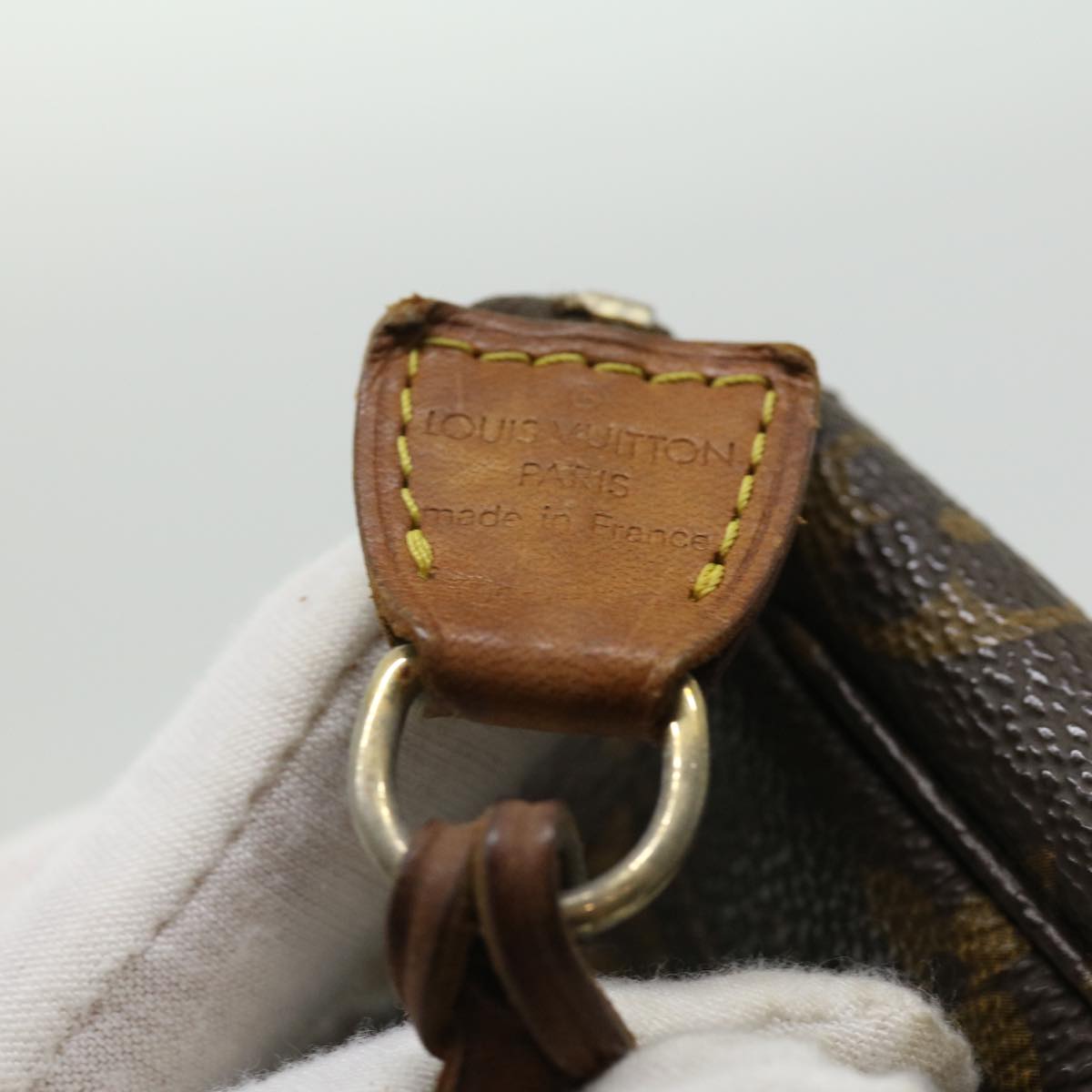 LOUIS VUITTON Monogram Pochette Accessoires Pouch M51980 LV hs1336