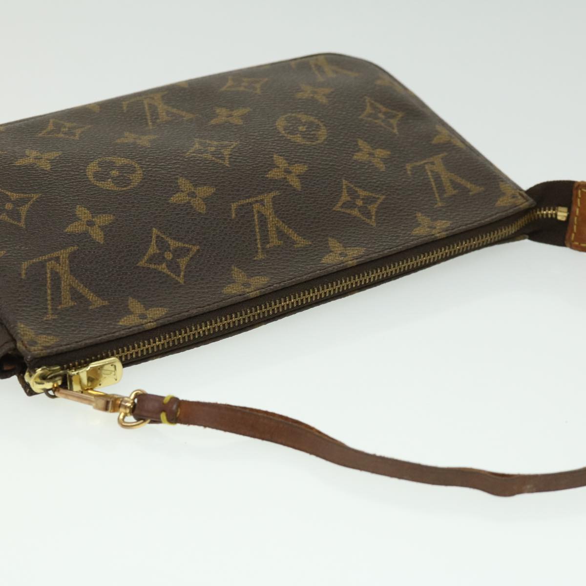 LOUIS VUITTON Monogram Pochette Accessoires Pouch M51980 LV hs1336