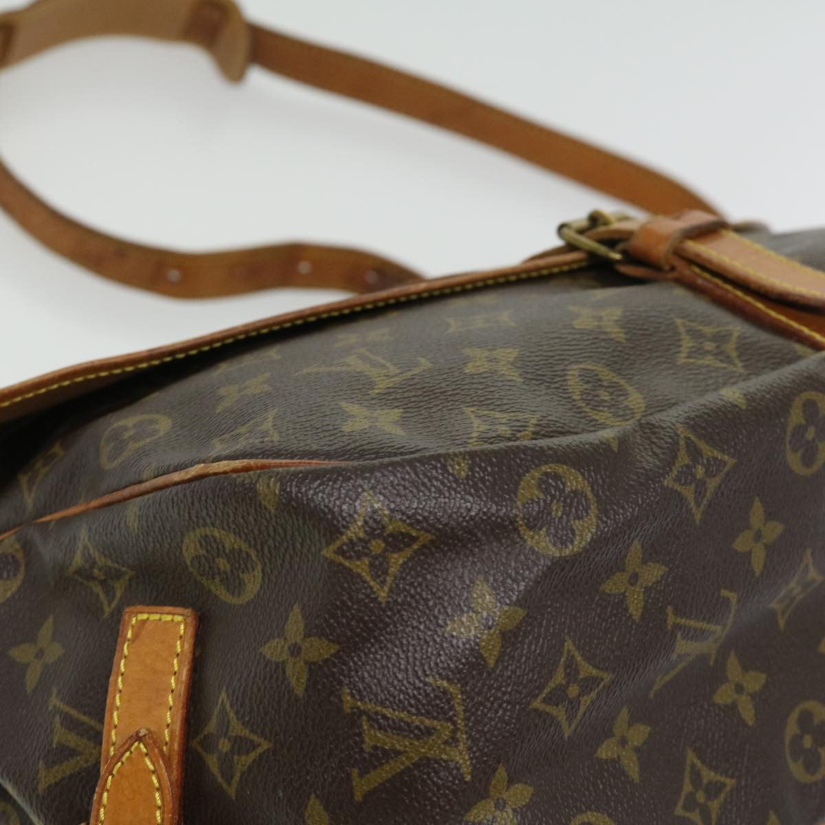 LOUIS VUITTON Monogram Saumur 35 Shoulder Bag M42254 LV hs1346