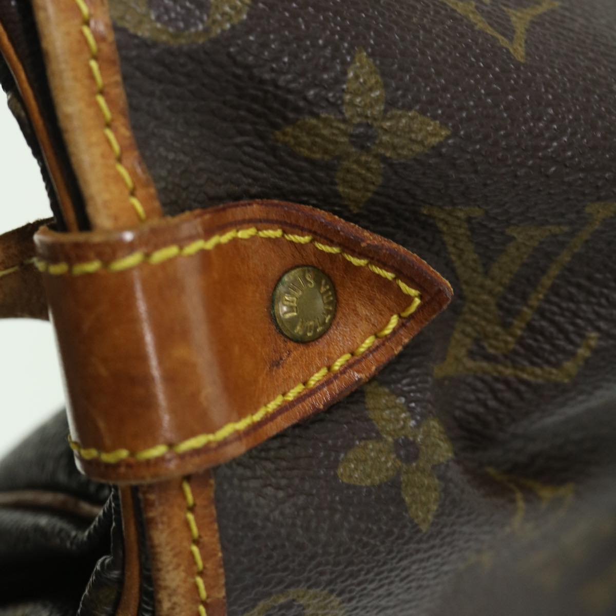 LOUIS VUITTON Monogram Saumur 35 Shoulder Bag M42254 LV hs1346