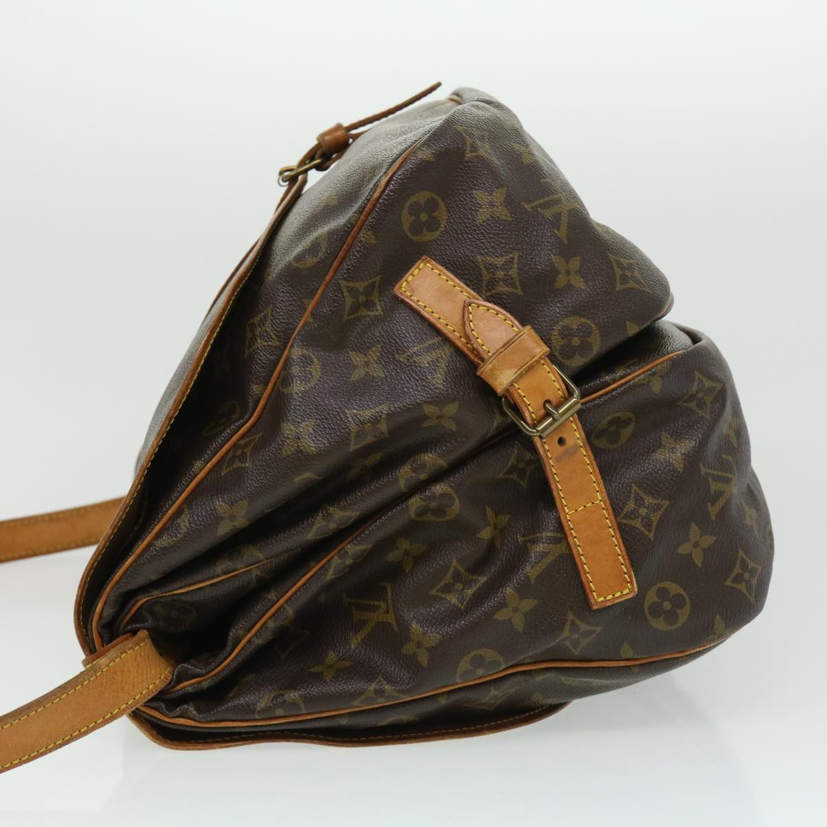 LOUIS VUITTON Monogram Saumur 35 Shoulder Bag M42254 LV hs1346