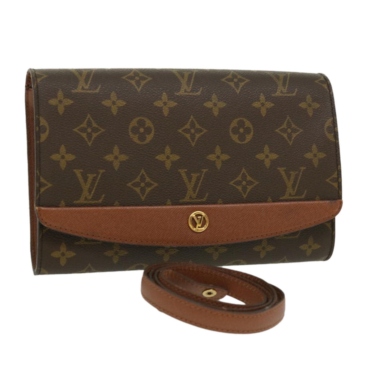 LOUIS VUITTON Monogram Bordeaux PM Clutch Bag M51797 LV hs1352