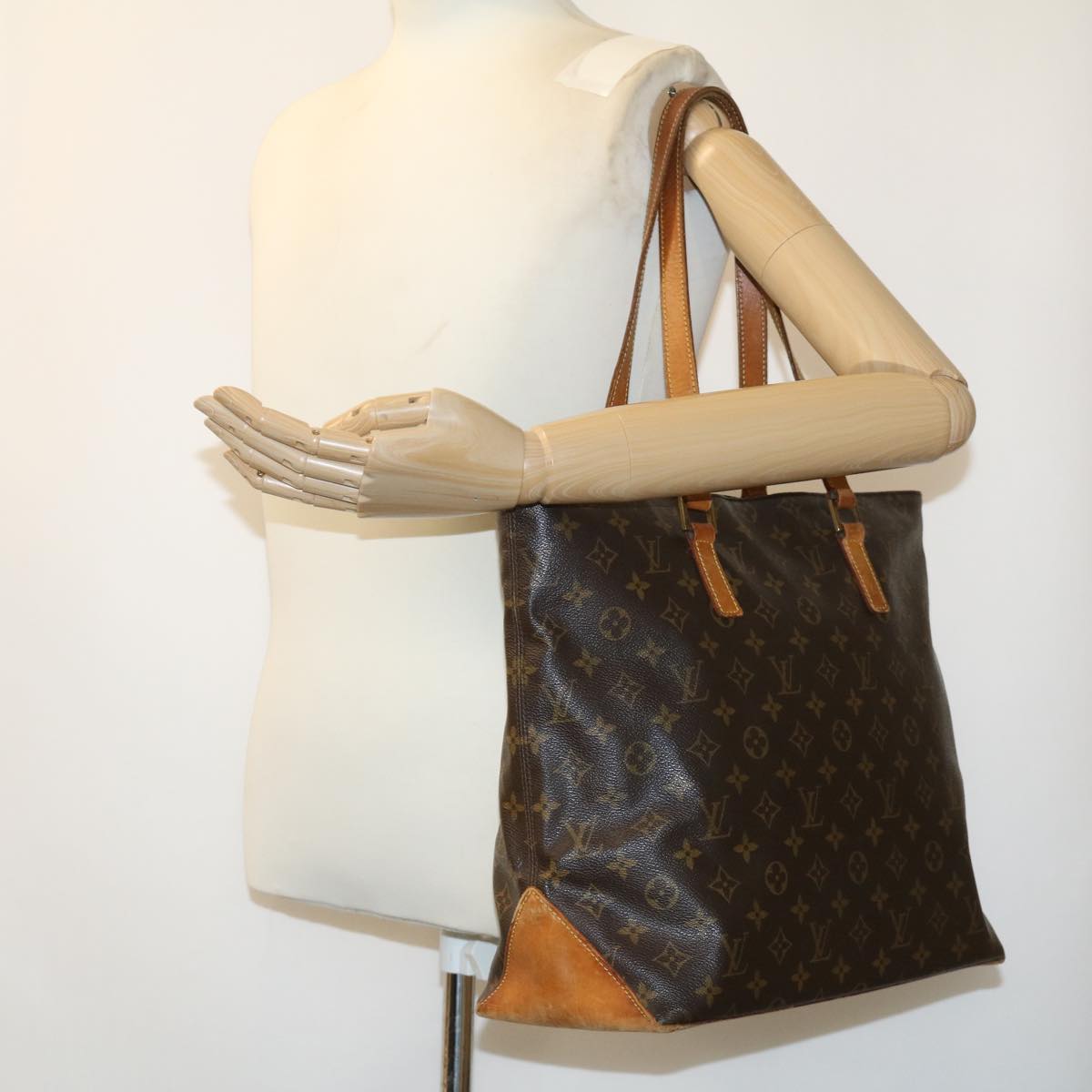 LOUIS VUITTON Monogram Cabas Mezzo Tote Bag M51151 LV hs1389