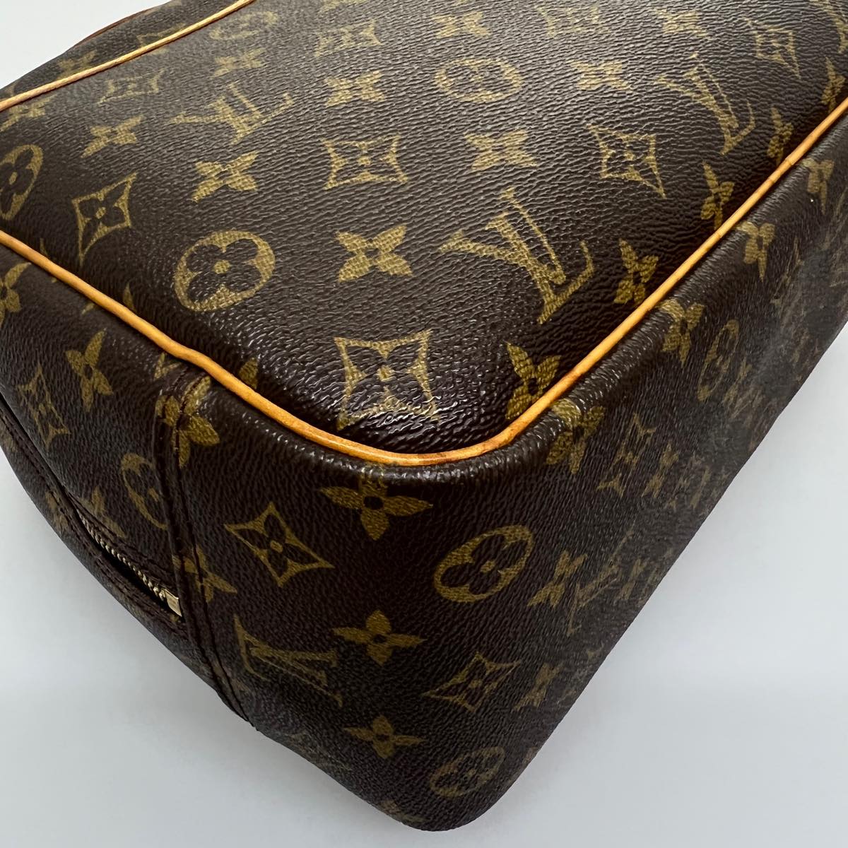 LOUIS VUITTON Monogram Deauville Hand Bag M47270 LV hs1409