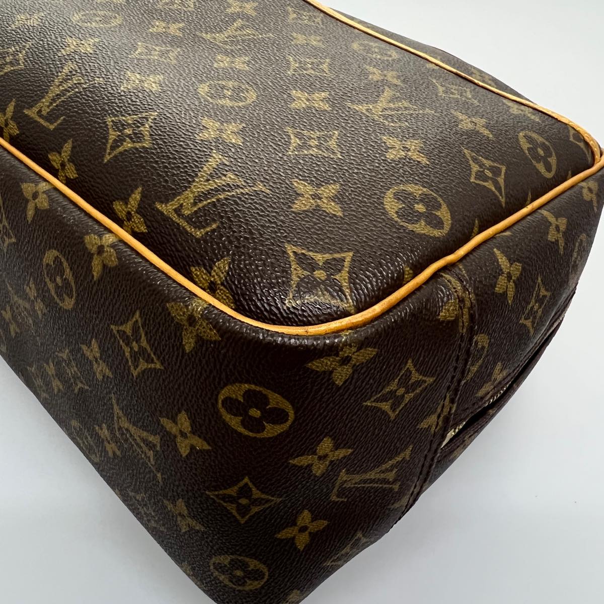 LOUIS VUITTON Monogram Deauville Hand Bag M47270 LV hs1409