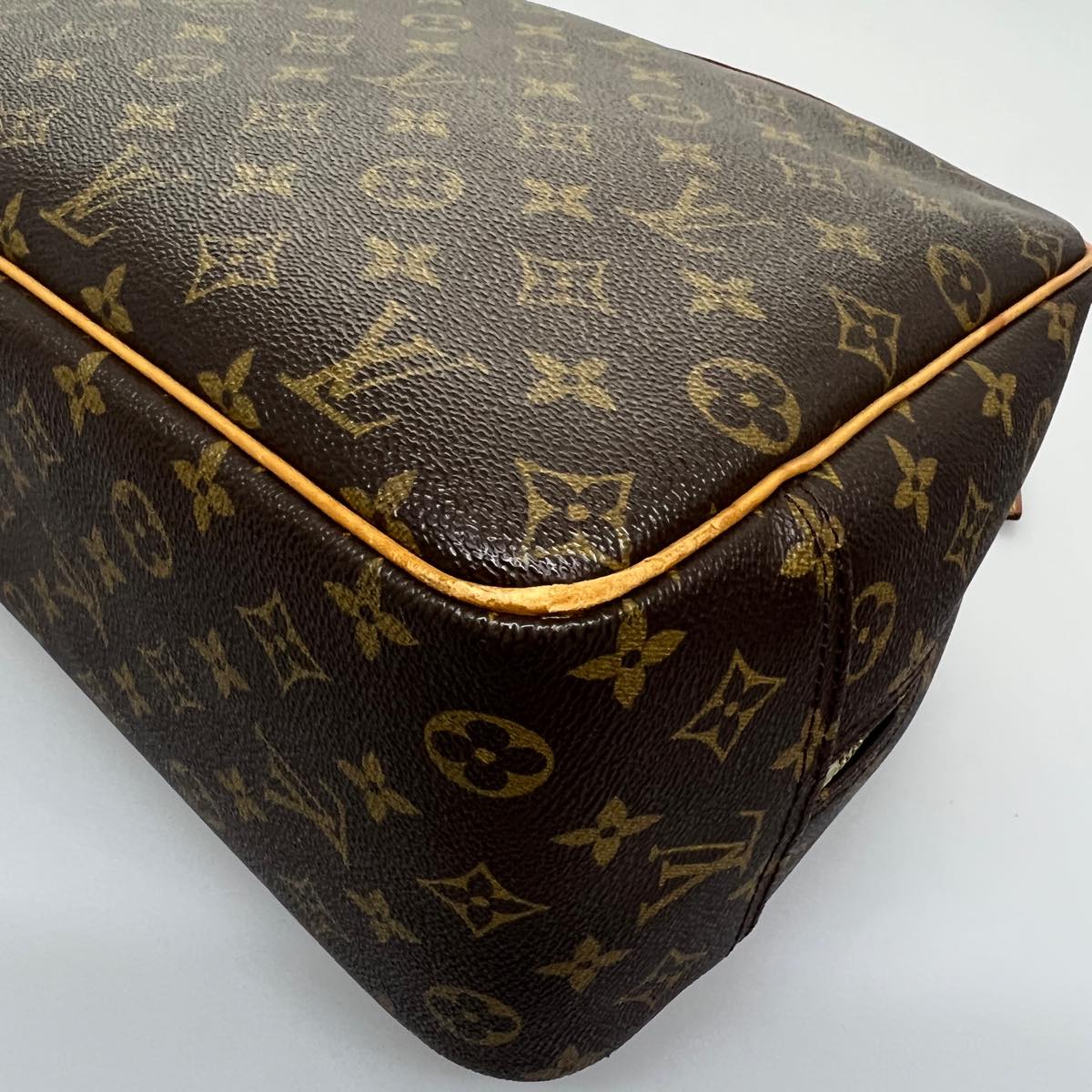 LOUIS VUITTON Monogram Deauville Hand Bag M47270 LV hs1409