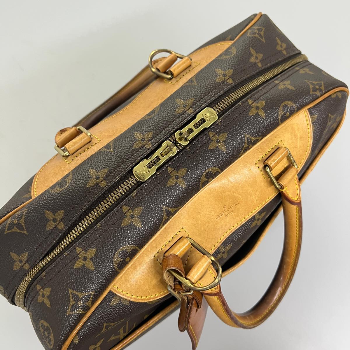LOUIS VUITTON Monogram Deauville Hand Bag M47270 LV hs1409