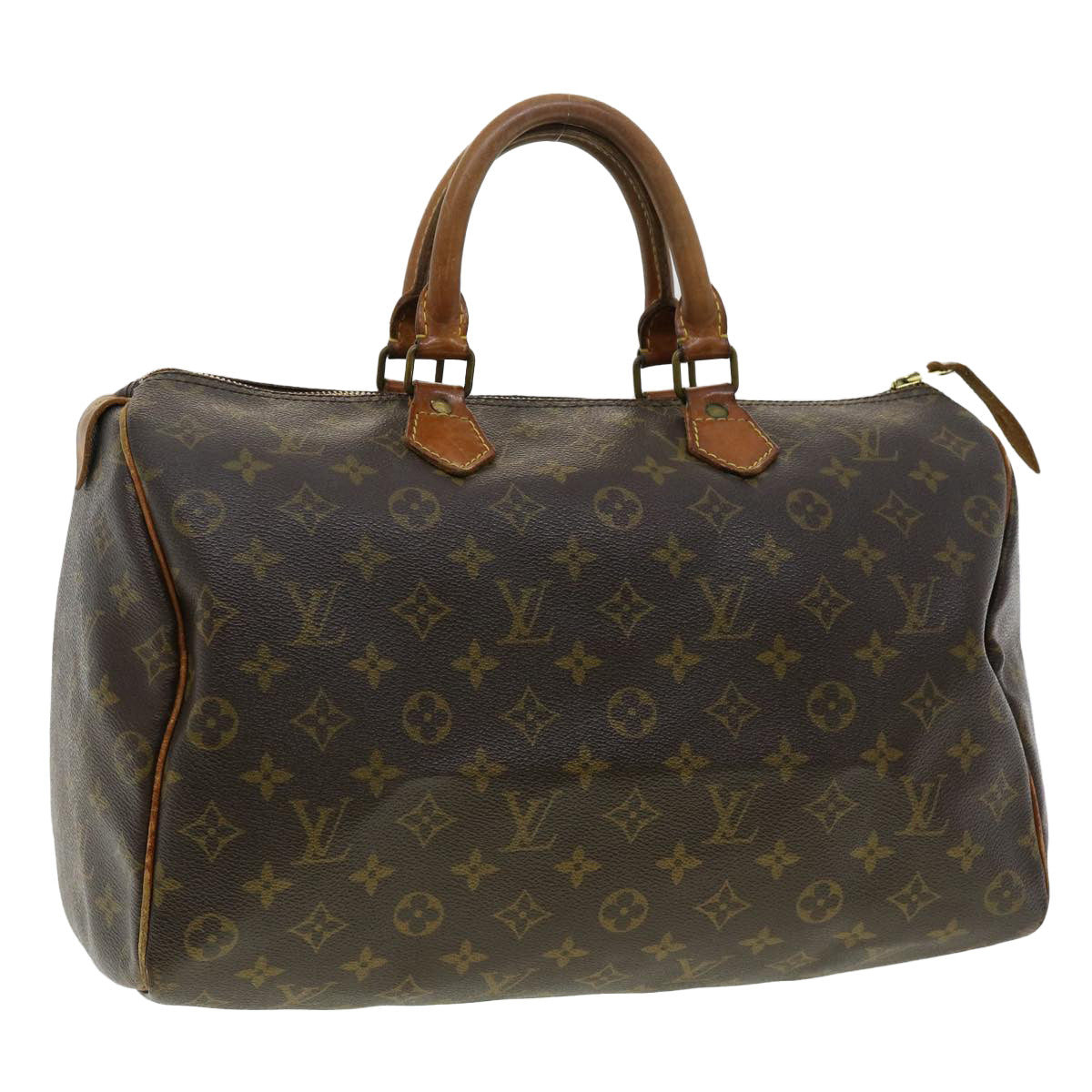 LOUIS VUITTON Monogram Speedy 35 Hand Bag M41524 LV hs1443