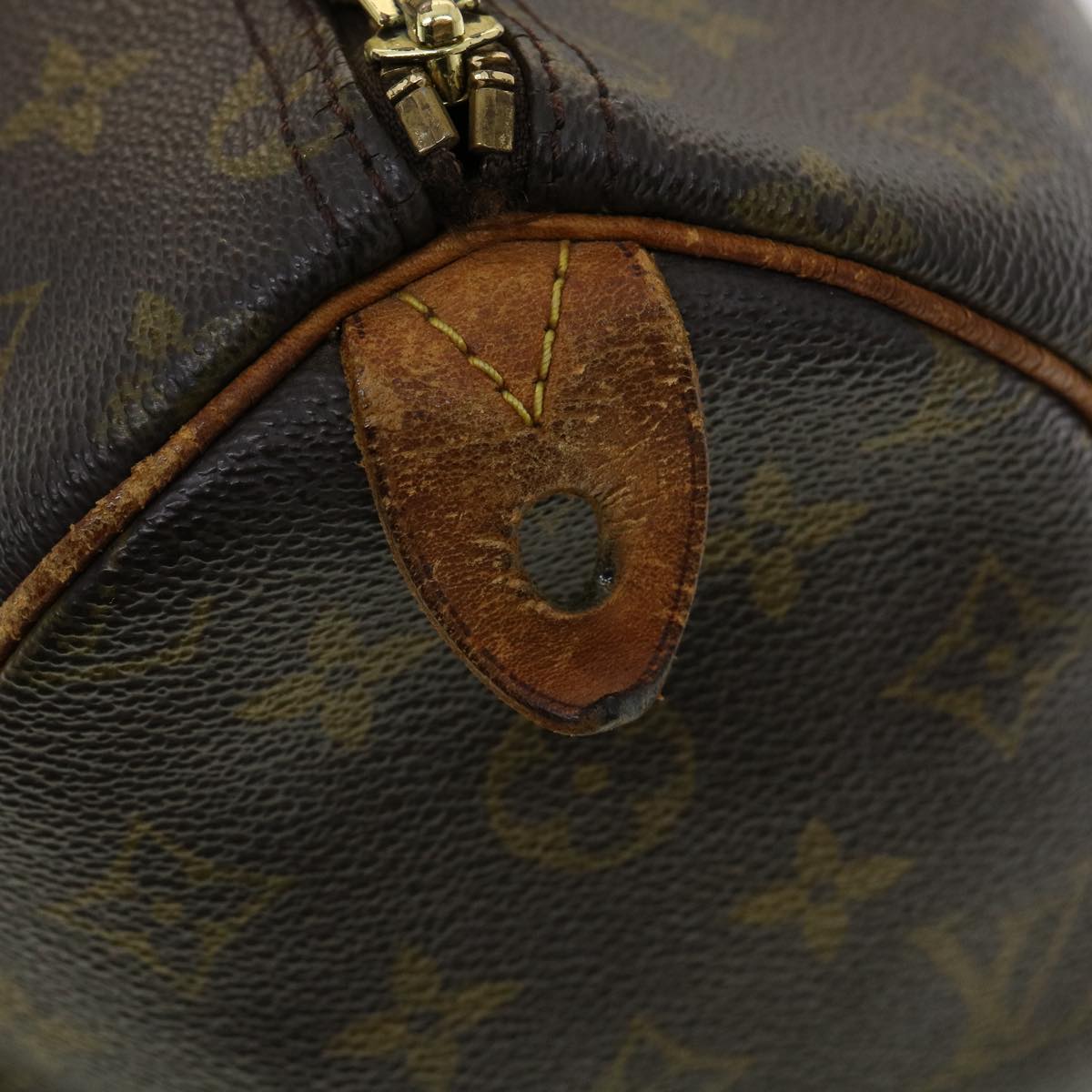 LOUIS VUITTON Monogram Speedy 35 Hand Bag M41524 LV hs1443