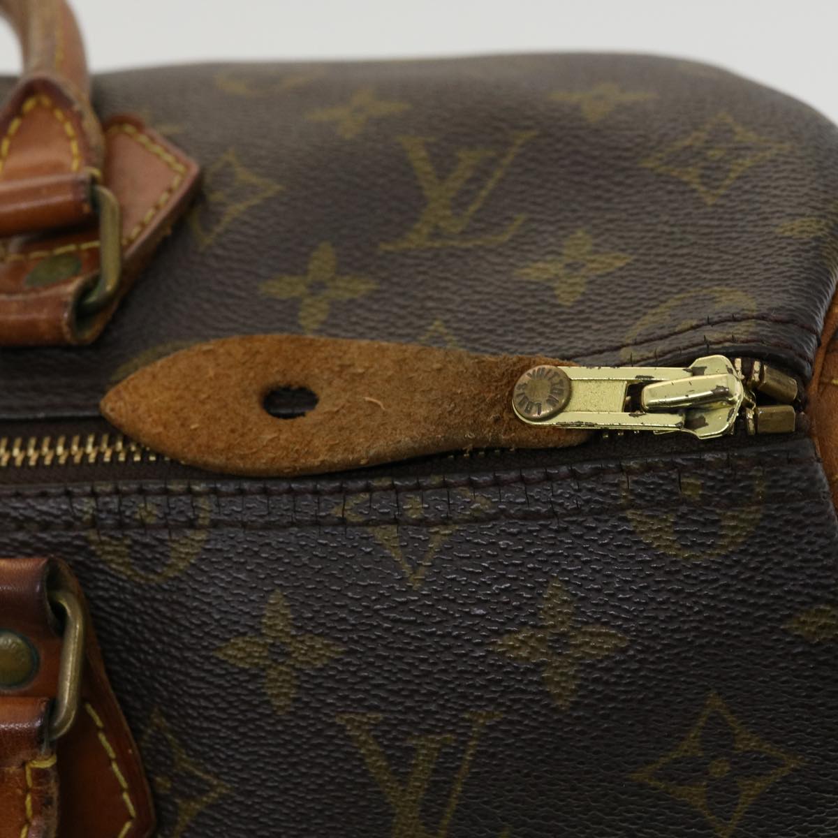 LOUIS VUITTON Monogram Speedy 35 Hand Bag M41524 LV hs1443