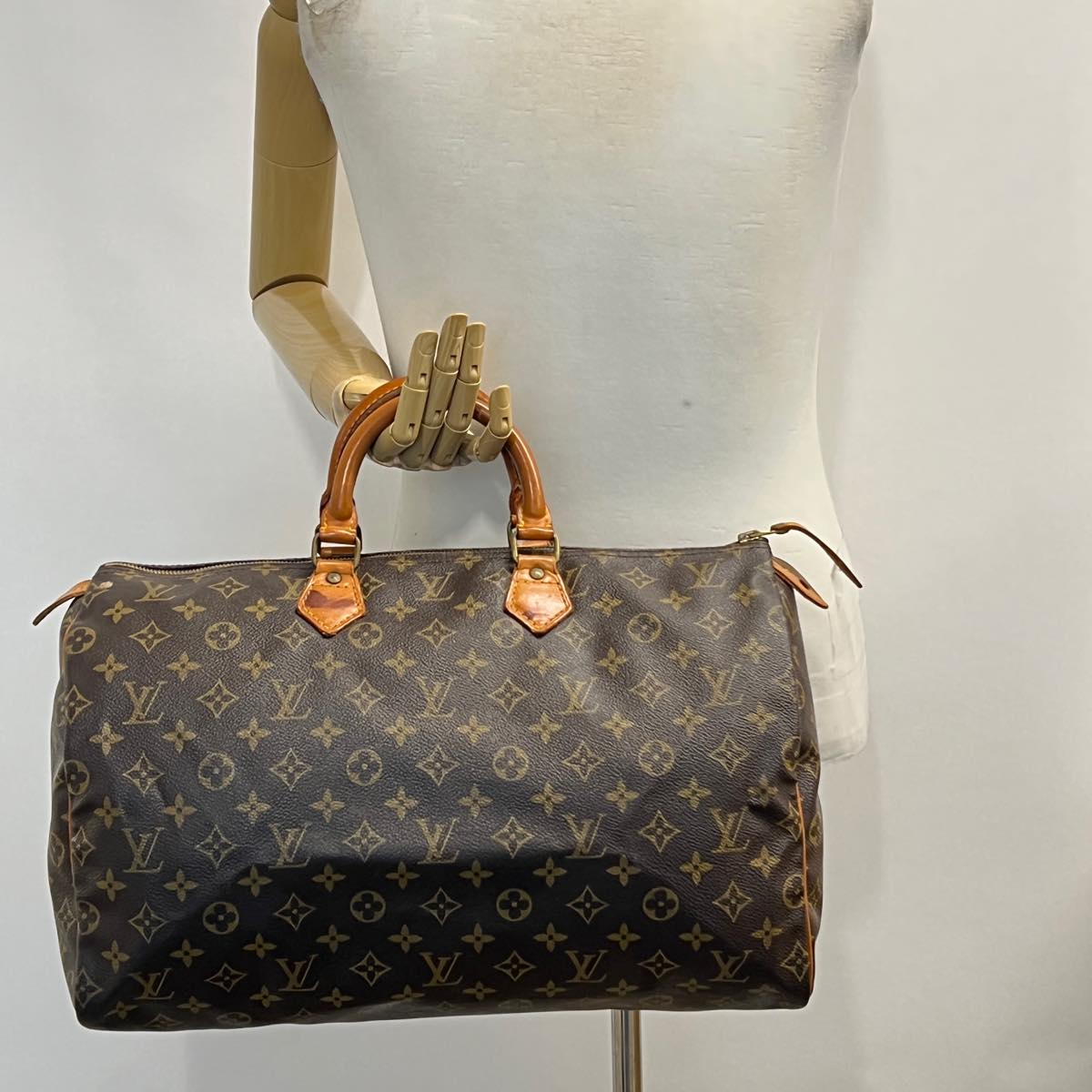 LOUIS VUITTON Monogram Speedy 40 Hand Bag M41522 LV hs1449