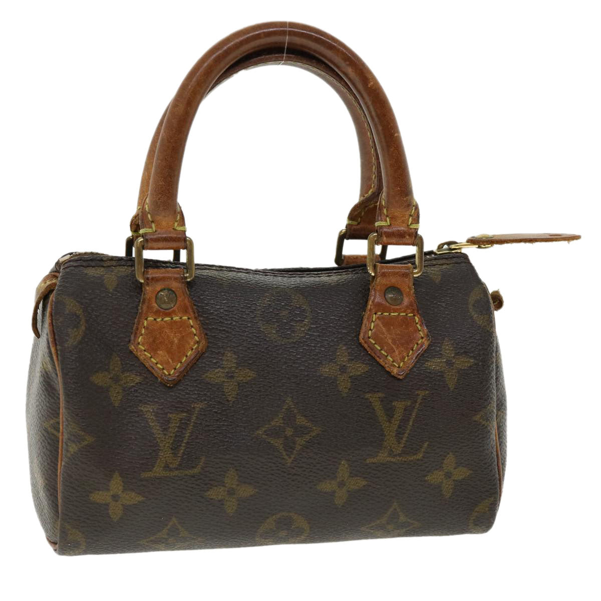 LOUIS VUITTON Monogram Mini Speedy Hand Bag M41534 LV hs1451