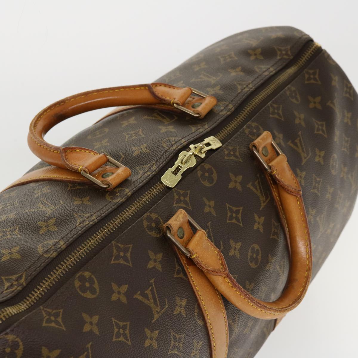 LOUIS VUITTON Monogram Keepall 50 Boston Bag M41426 LV hs1467