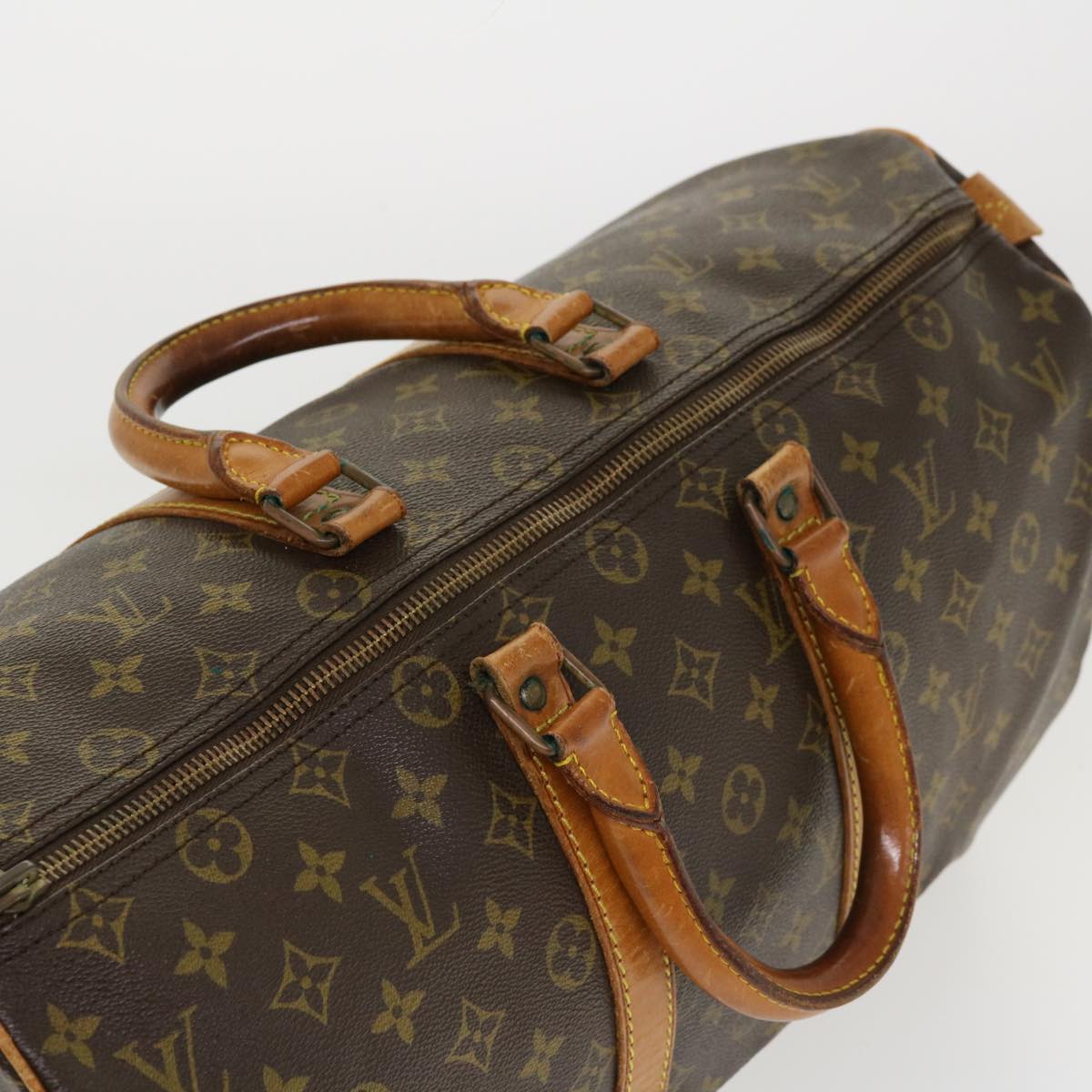 LOUIS VUITTON Monogram Keepall 45 Boston Bag Vintage M41428 LV hs1471