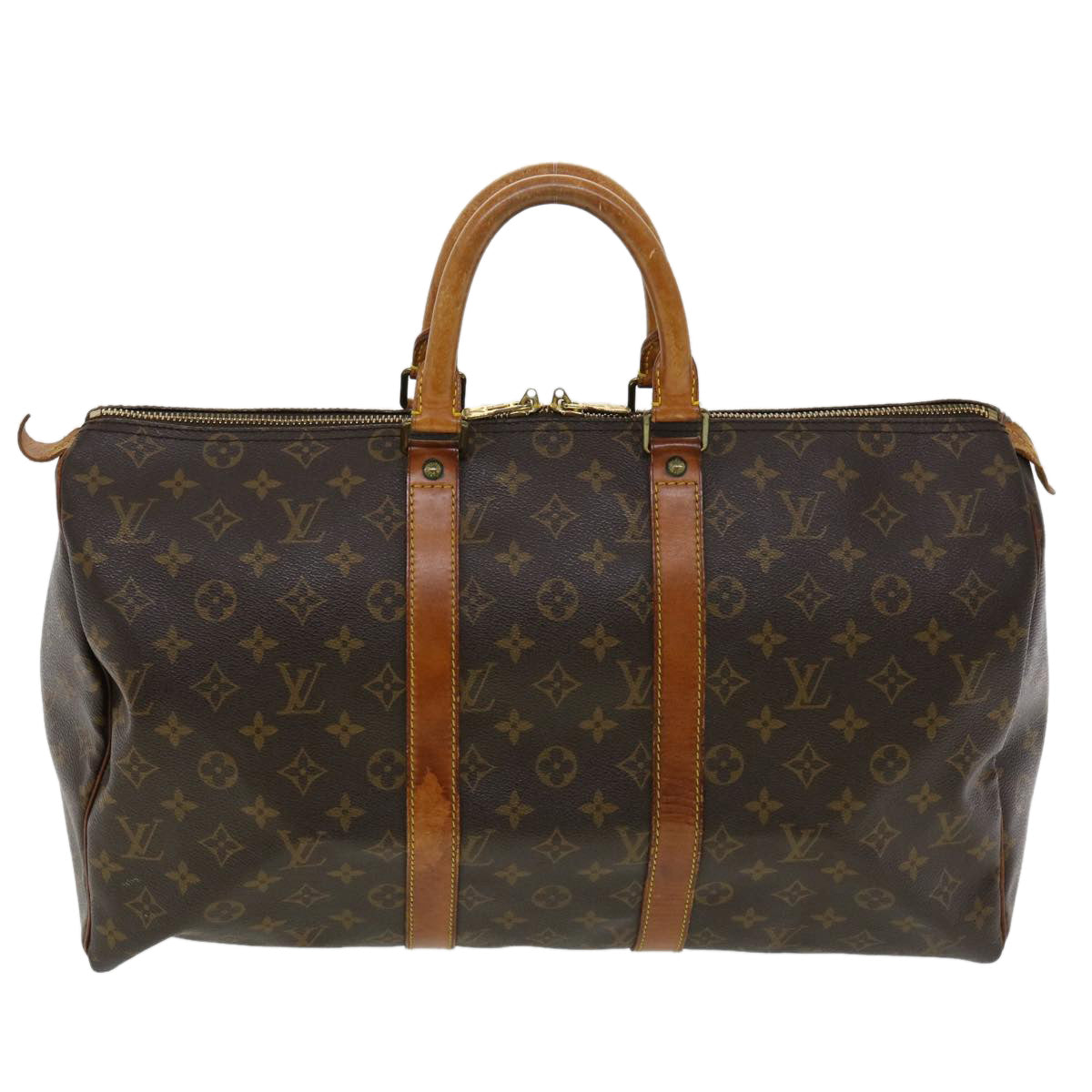 LOUIS VUITTON Monogram Keepall 45 Boston Bag M41428 LV hs1472