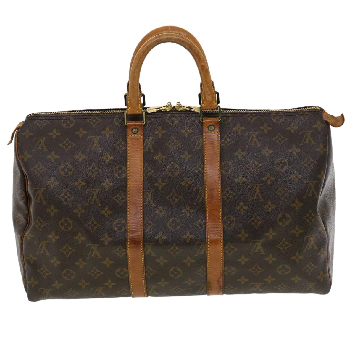 LOUIS VUITTON Monogram Keepall 45 Boston Bag M41428 LV hs1472