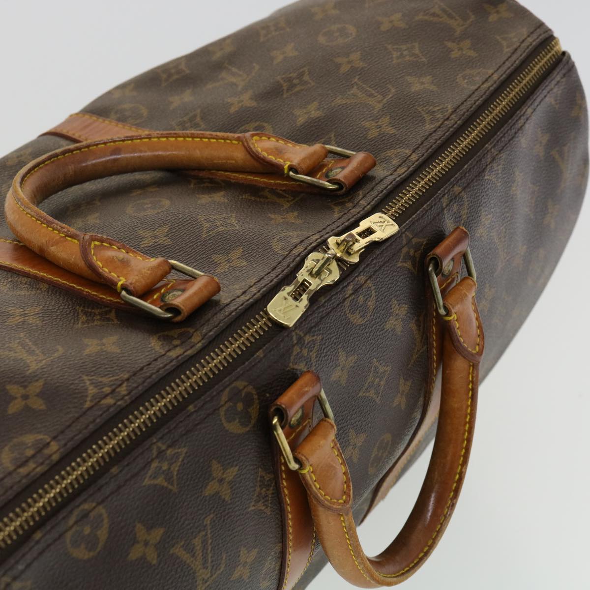 LOUIS VUITTON Monogram Keepall 45 Boston Bag M41428 LV hs1472