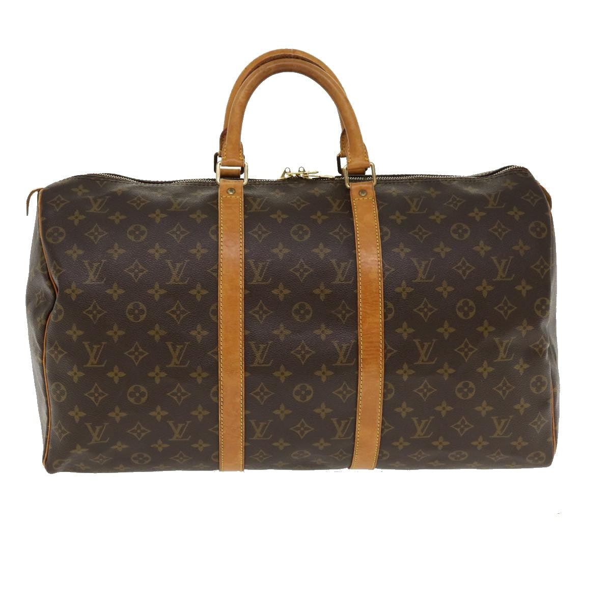 LOUIS VUITTON Monogram Keepall 50 Boston Bag M41426 LV hs1480