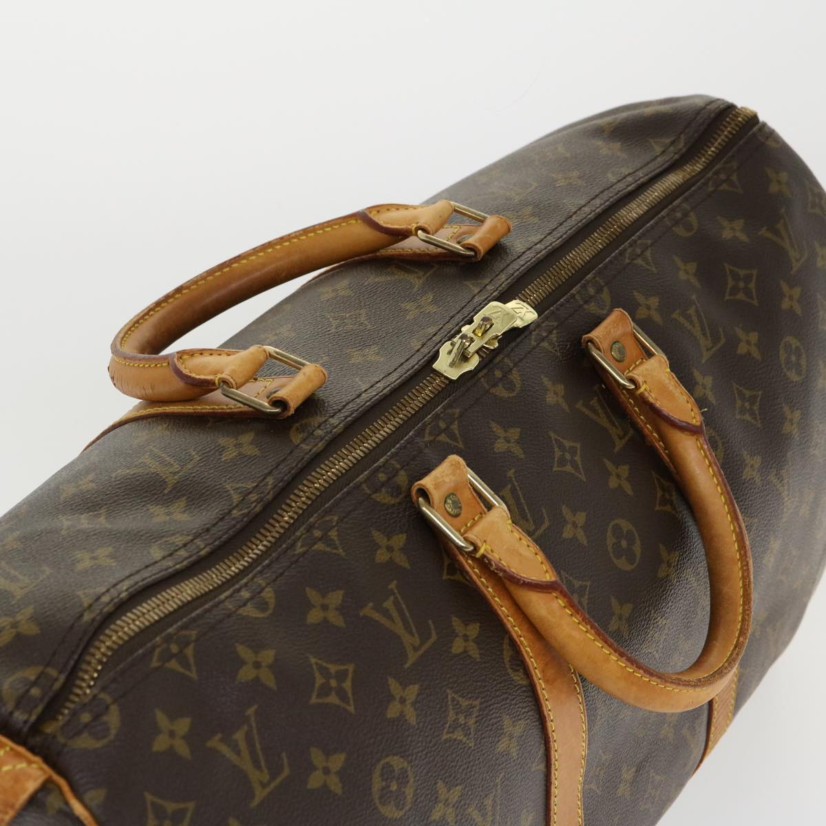 LOUIS VUITTON Monogram Keepall 50 Boston Bag M41426 LV hs1480