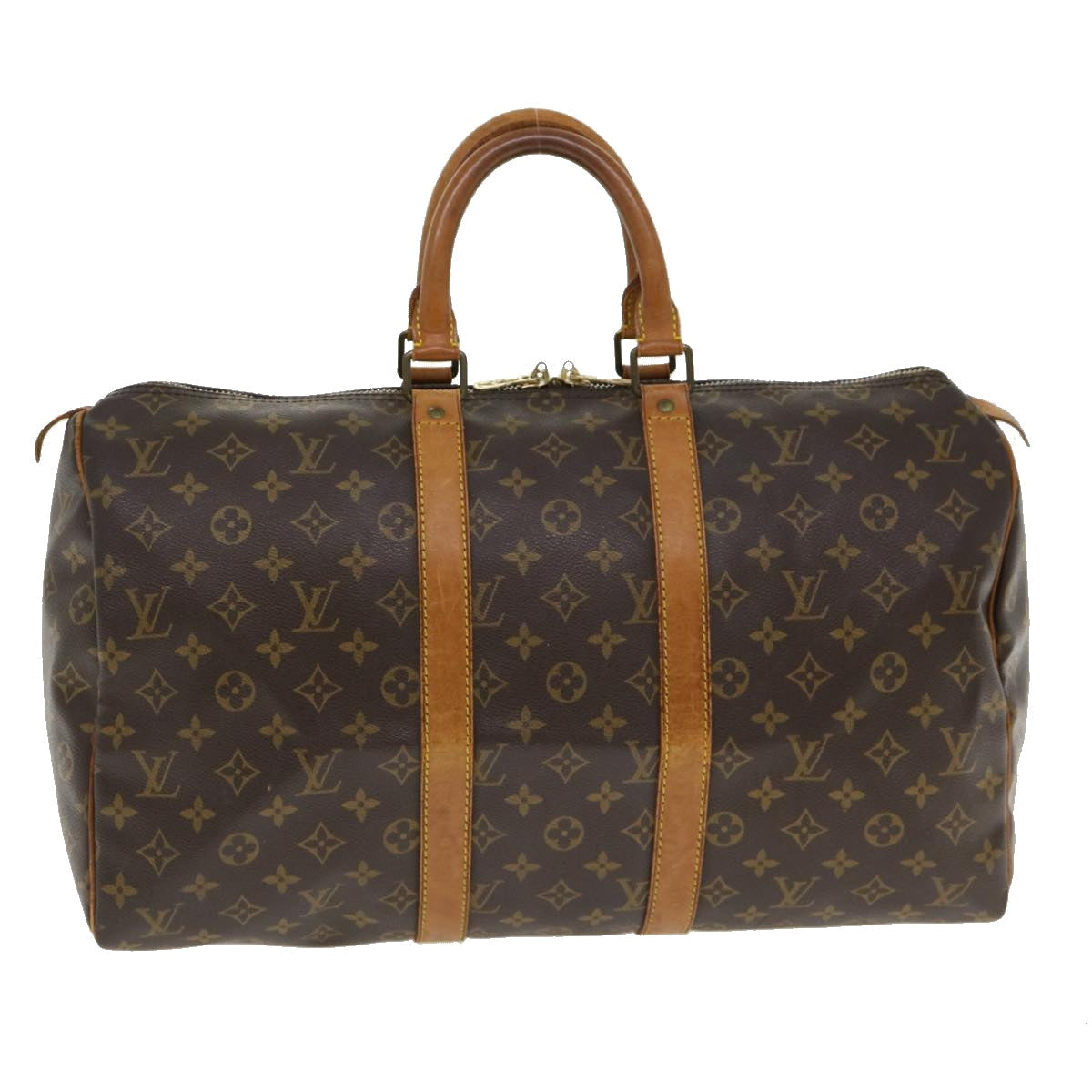 LOUIS VUITTON Monogram Keepall 45 Boston Bag M41428 LV hs1481