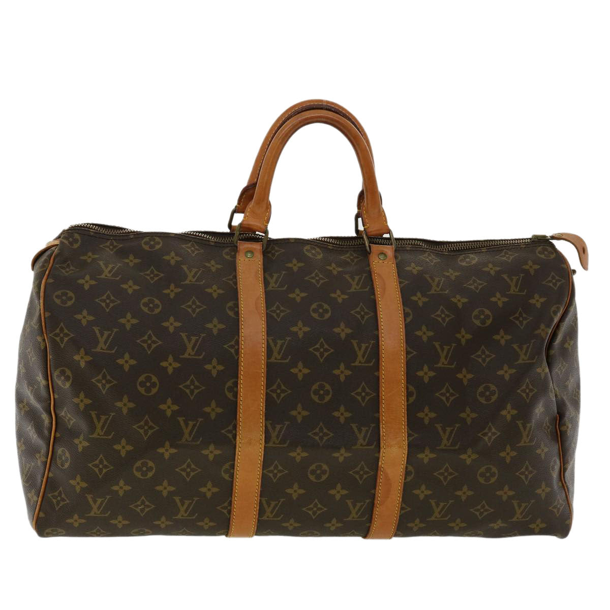 LOUIS VUITTON Monogram Keepall 50 Boston Bag Vintage M41426 LV hs1483