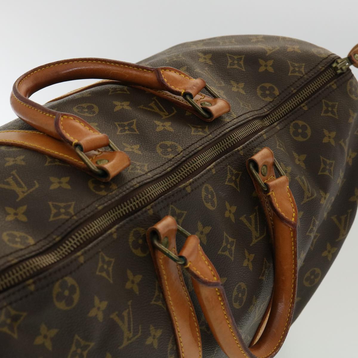 LOUIS VUITTON Monogram Keepall 50 Boston Bag Vintage M41426 LV hs1483