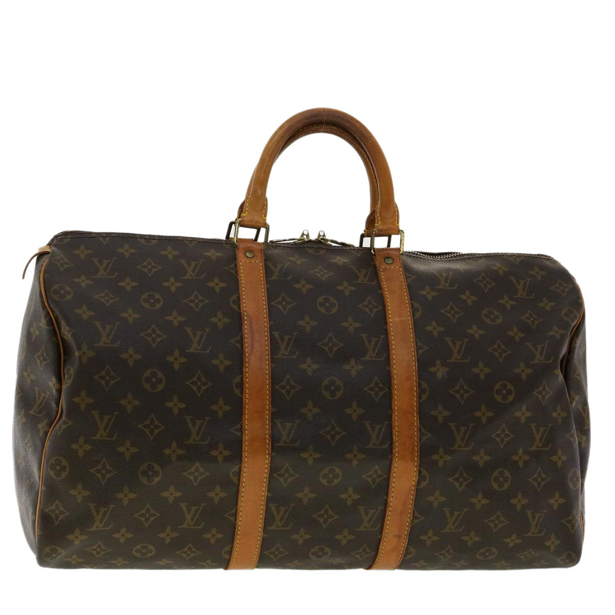 LOUIS VUITTON Monogram Keepall 50 Boston Bag M41426 LV hs1484