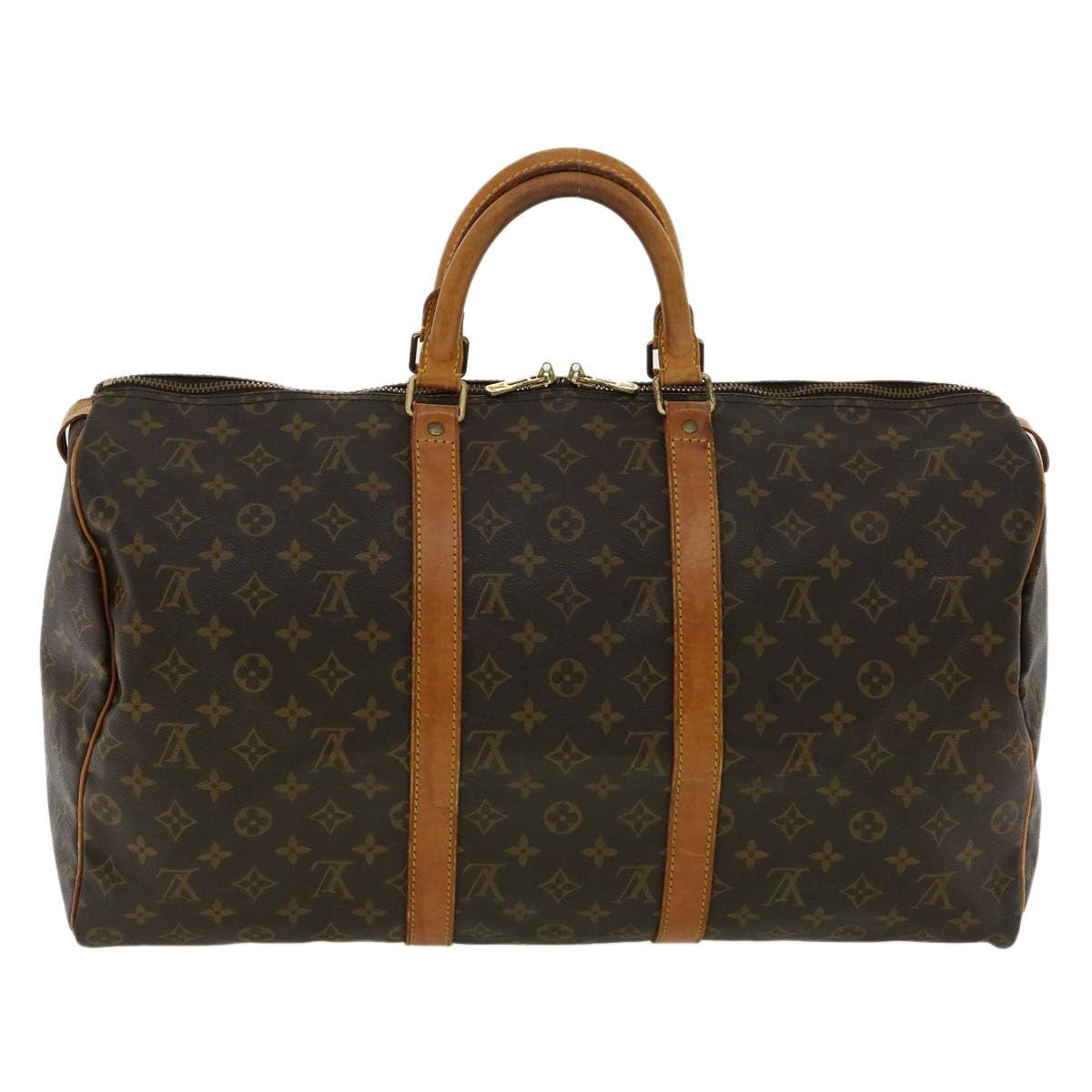 LOUIS VUITTON Monogram Keepall 50 Boston Bag M41426 LV hs1484