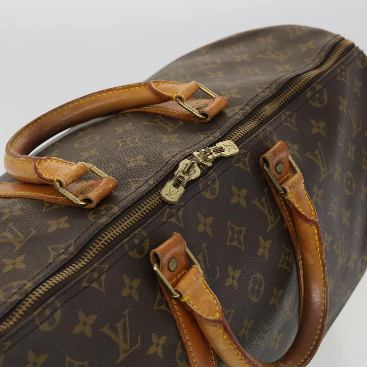 LOUIS VUITTON Monogram Keepall 50 Boston Bag M41426 LV hs1484