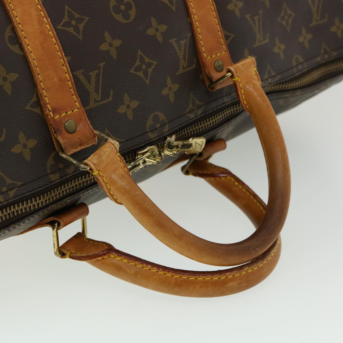 LOUIS VUITTON Monogram Keepall 50 Boston Bag M41426 LV hs1484