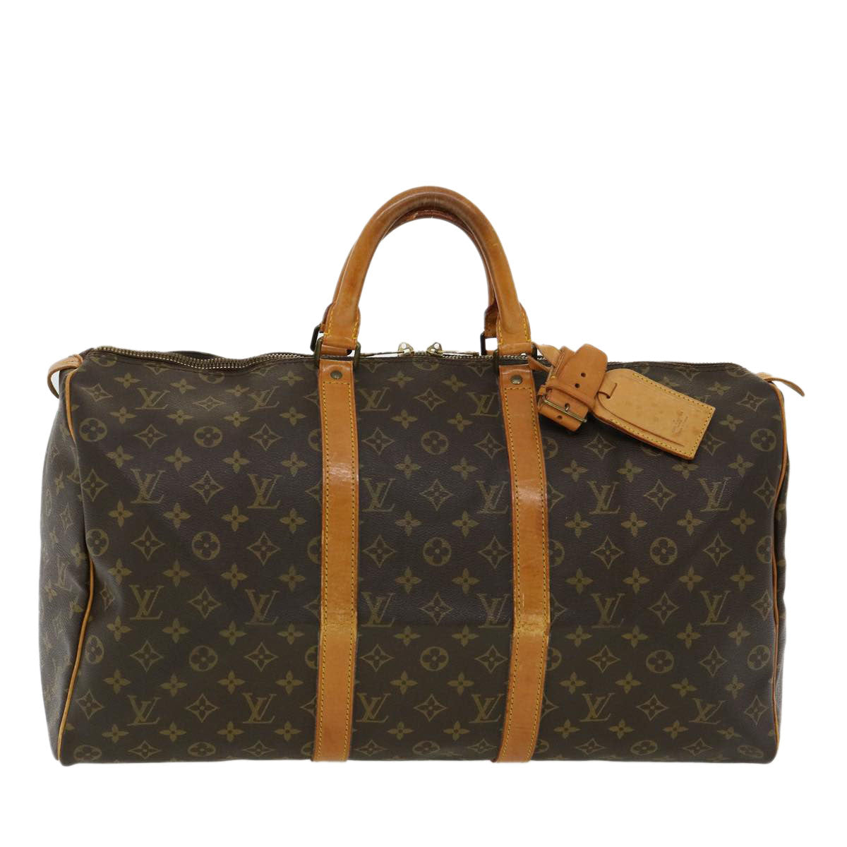 LOUIS VUITTON Monogram Keepall 50 Boston Bag M41426 LV hs1485