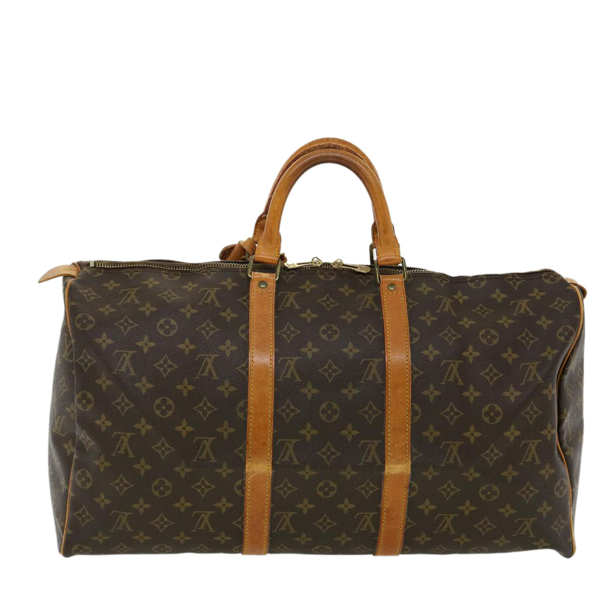 LOUIS VUITTON Monogram Keepall 50 Boston Bag M41426 LV hs1485