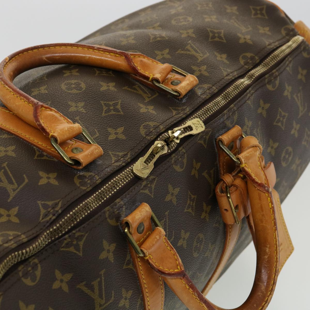 LOUIS VUITTON Monogram Keepall 50 Boston Bag M41426 LV hs1485