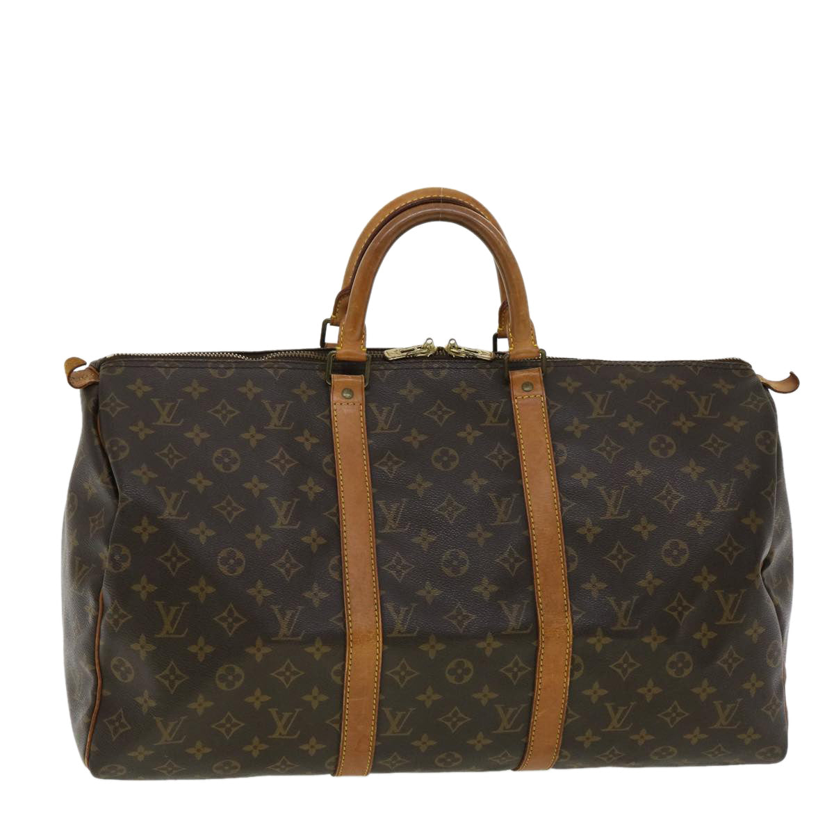 LOUIS VUITTON Monogram Keepall 50 Boston Bag M41426 LV hs1490