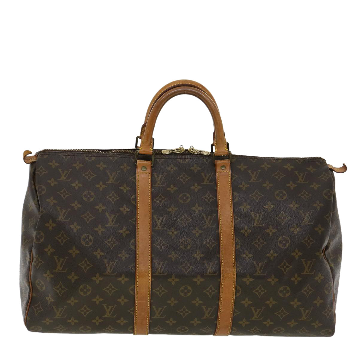 LOUIS VUITTON Monogram Keepall 50 Boston Bag M41426 LV hs1490
