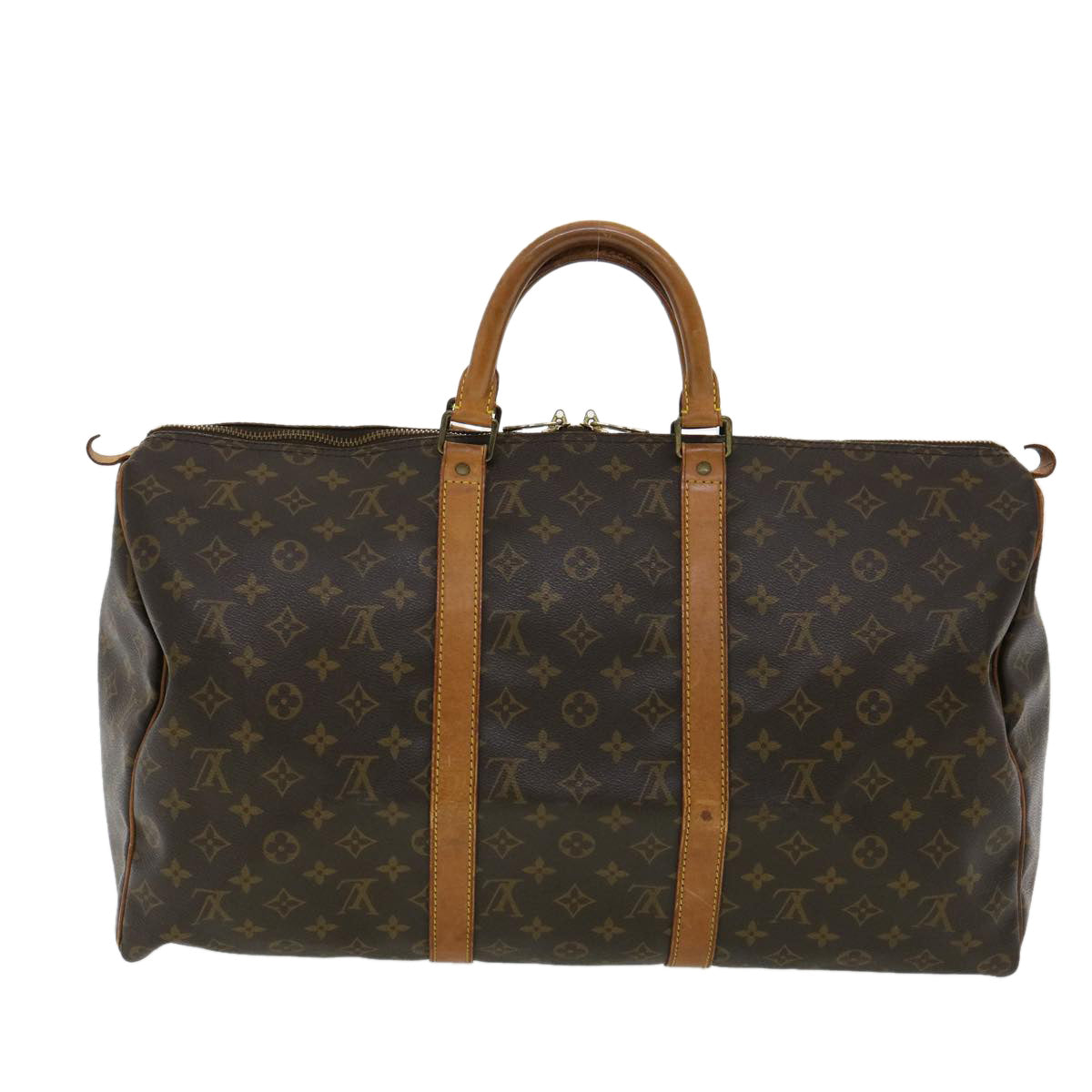 LOUIS VUITTON Monogram Keepall 50 Boston Bag M41426 LV hs1490