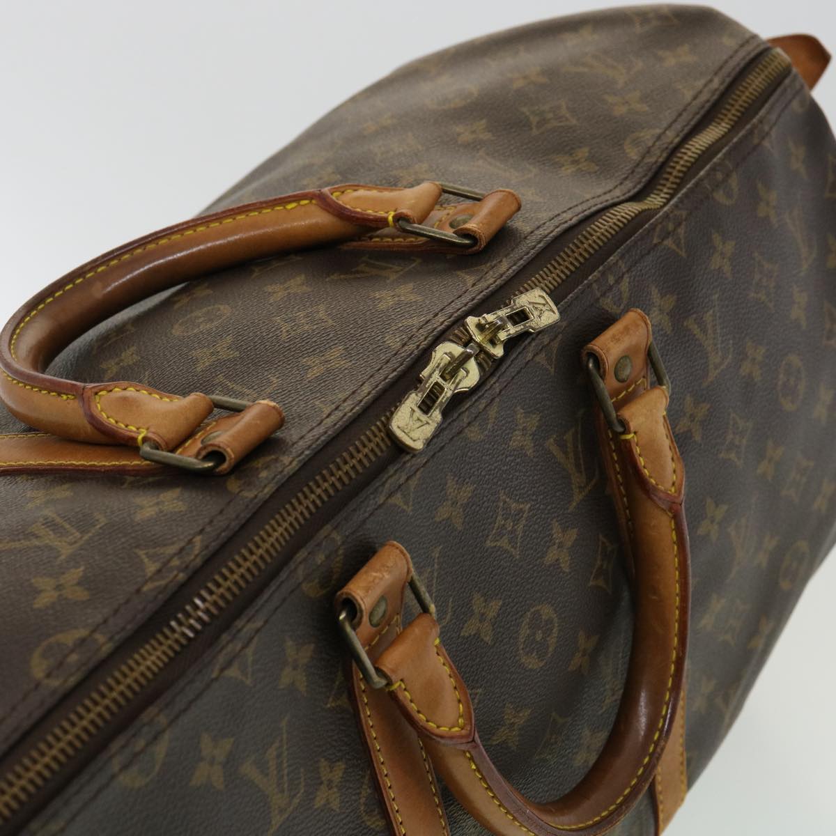 LOUIS VUITTON Monogram Keepall 50 Boston Bag M41426 LV hs1490