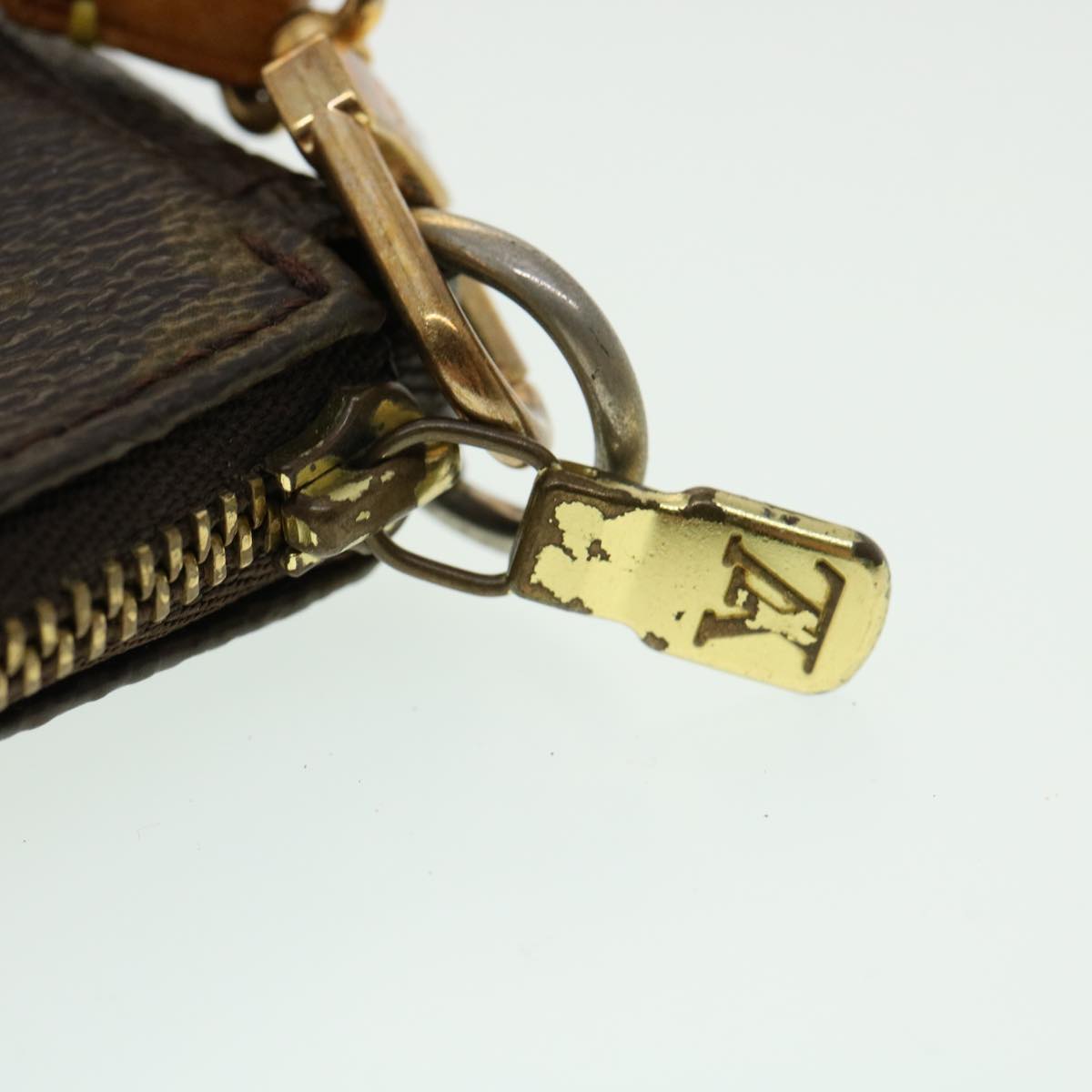 LOUIS VUITTON Monogram Pochette Accessoires Pouch M51980 LV hs1517
