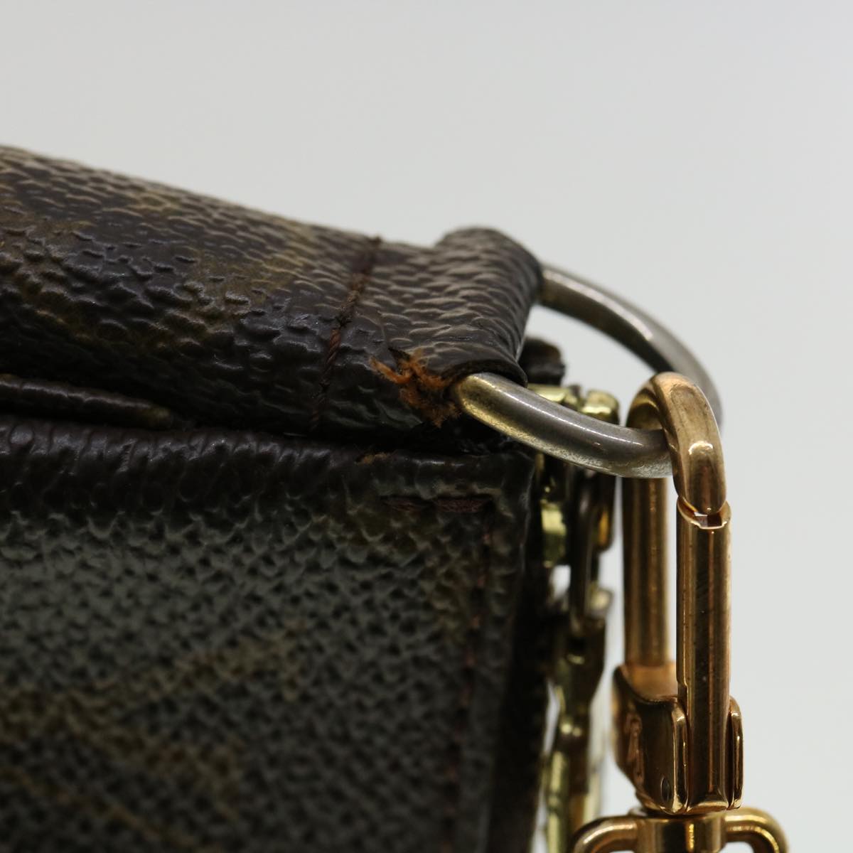 LOUIS VUITTON Monogram Pochette Accessoires Pouch M51980 LV hs1517