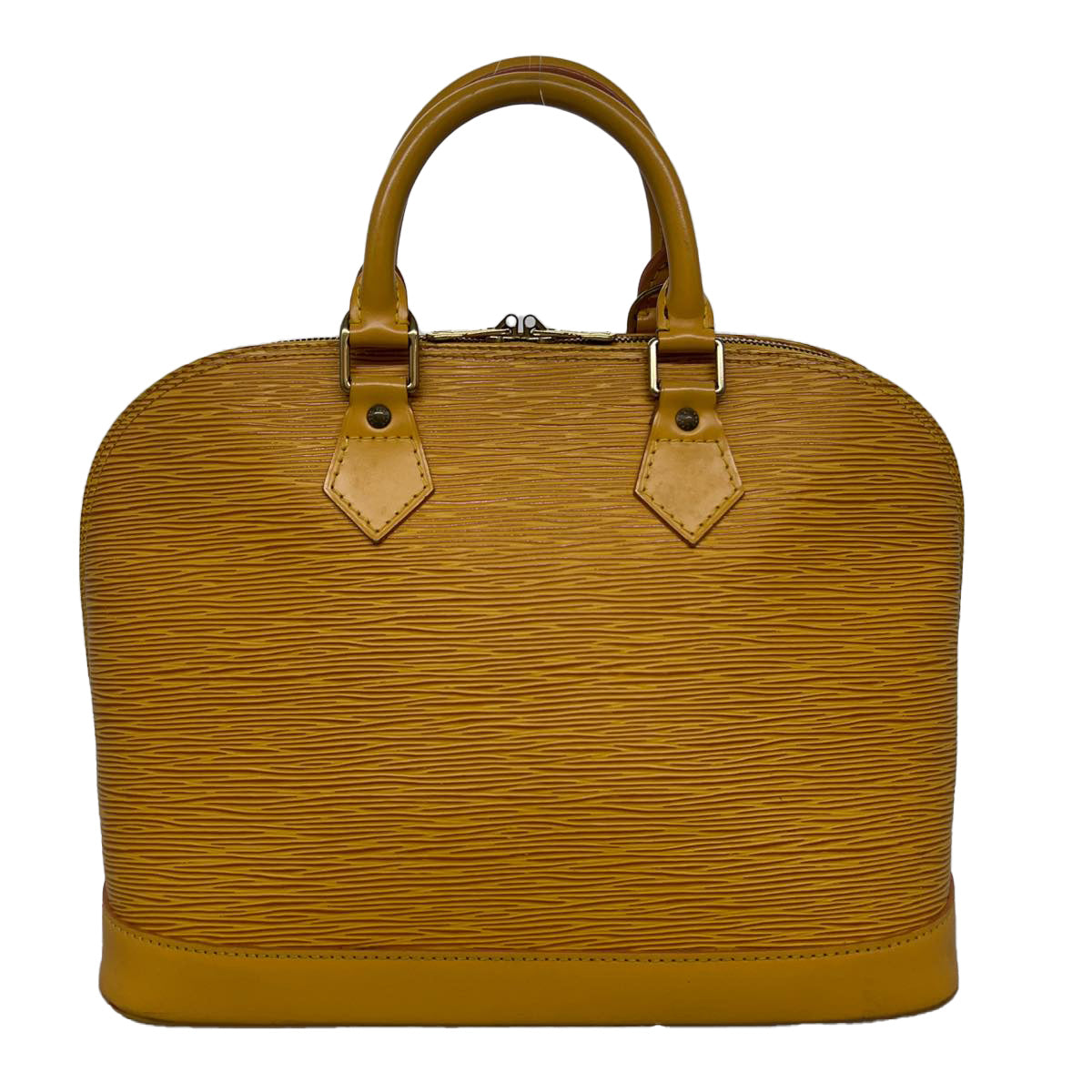 LOUIS VUITTON Epi Alma Hand Bag Yellow M52149 LV hs1533