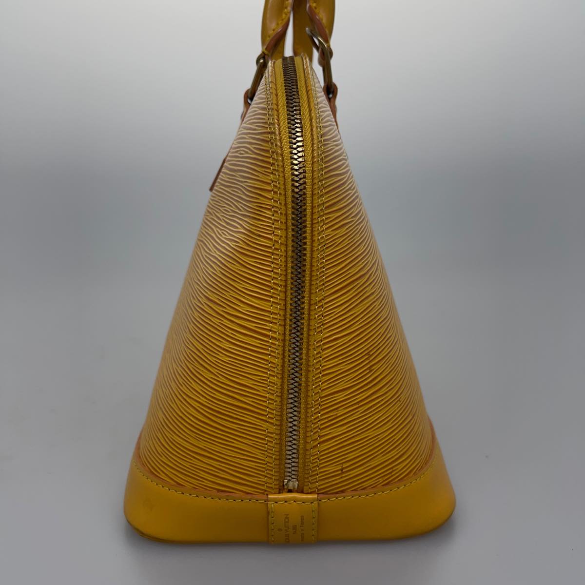 LOUIS VUITTON Epi Alma Hand Bag Yellow M52149 LV hs1533