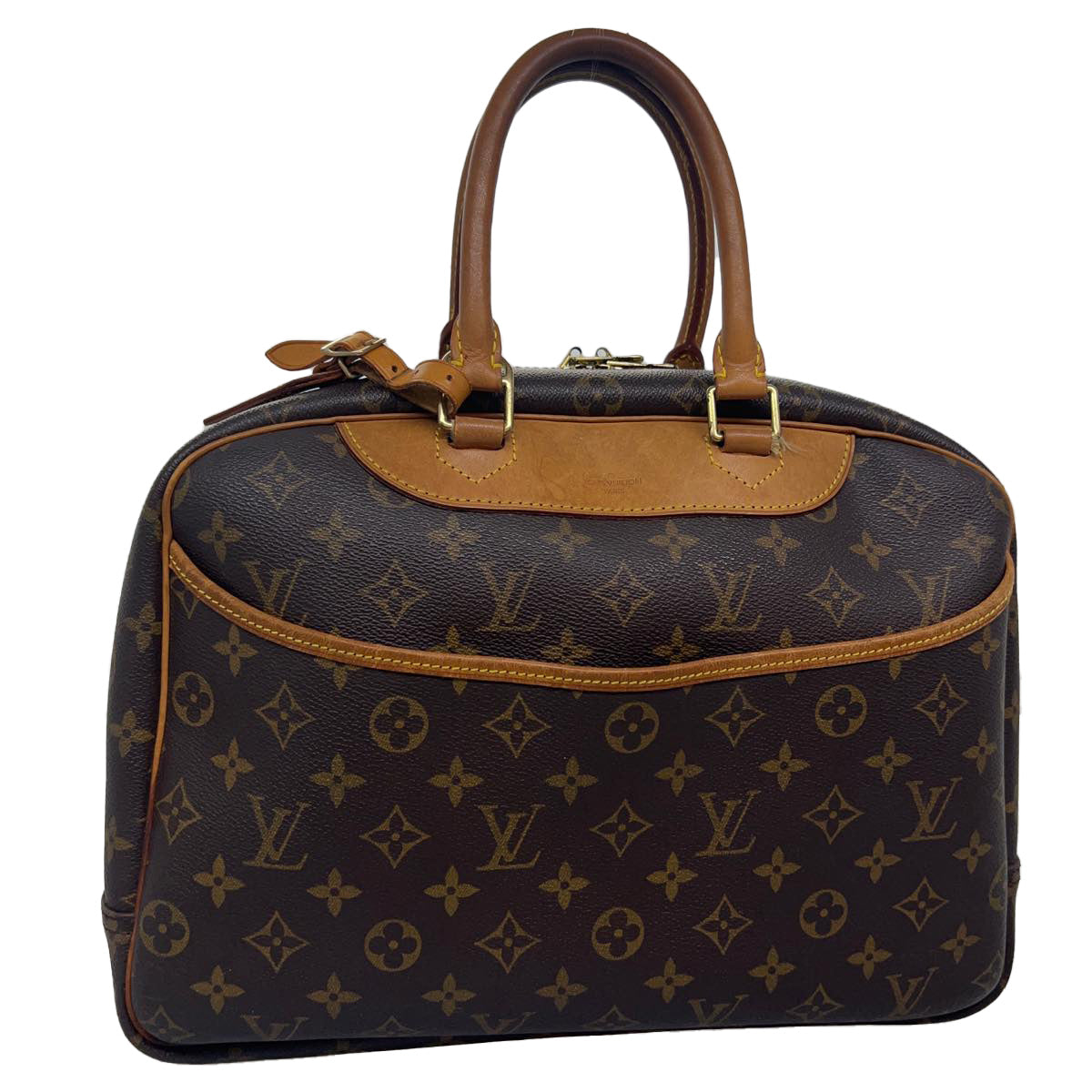 LOUIS VUITTON Monogram Deauville Hand Bag M47270 LV hs1545