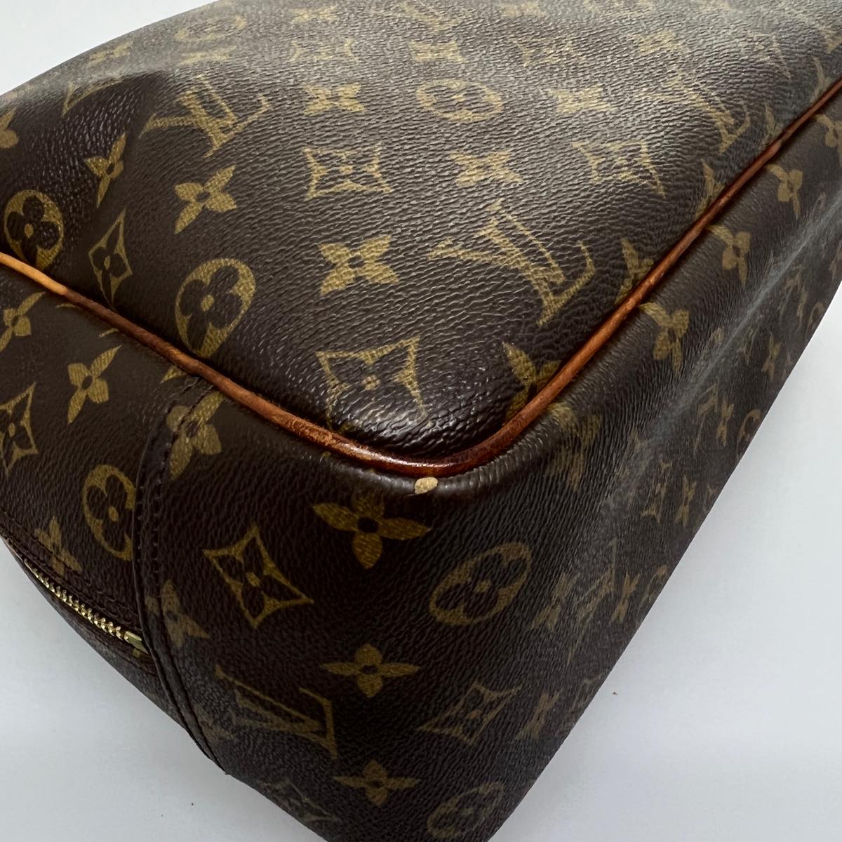 LOUIS VUITTON Monogram Deauville Hand Bag M47270 LV hs1545