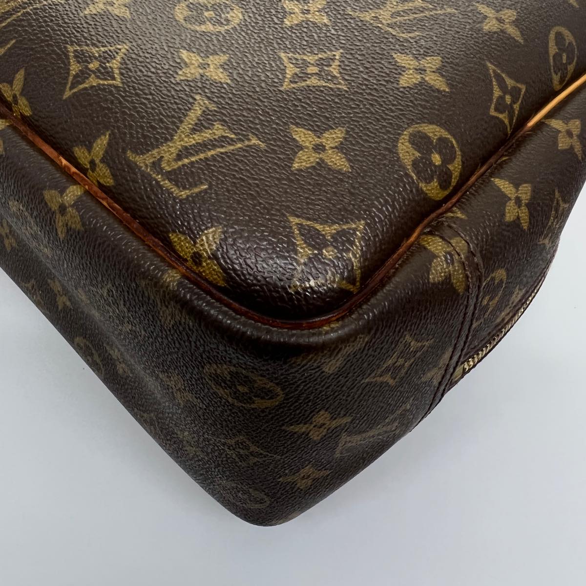 LOUIS VUITTON Monogram Deauville Hand Bag M47270 LV hs1545