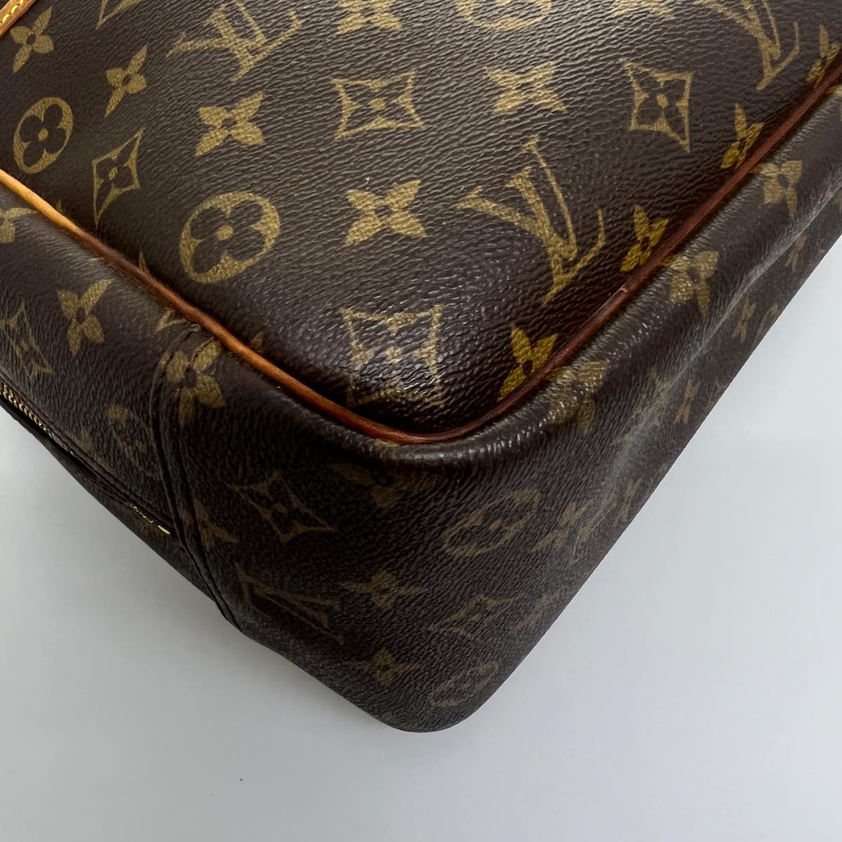 LOUIS VUITTON Monogram Deauville Hand Bag M47270 LV hs1545