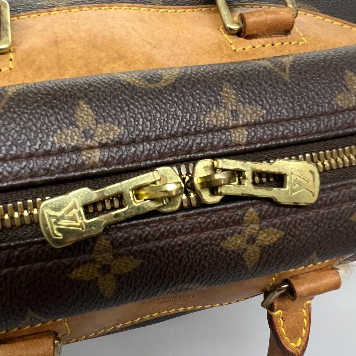 LOUIS VUITTON Monogram Deauville Hand Bag M47270 LV hs1545