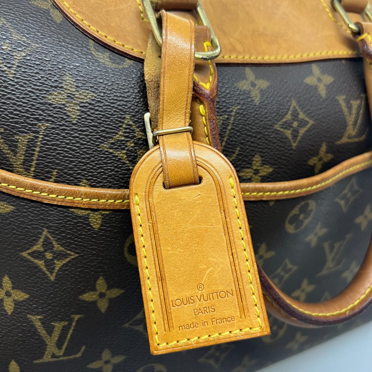 LOUIS VUITTON Monogram Deauville Hand Bag M47270 LV hs1545