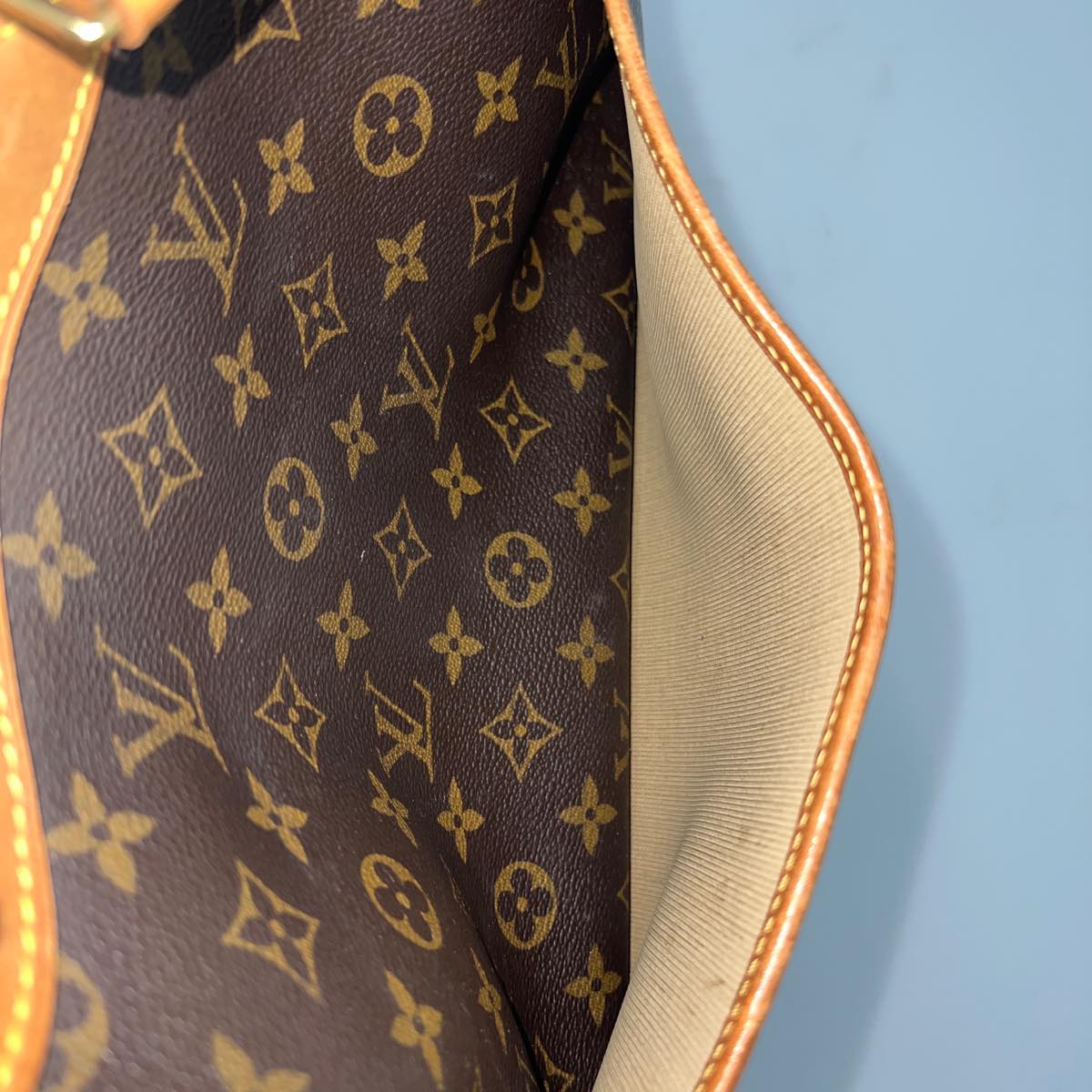 LOUIS VUITTON Monogram Deauville Hand Bag M47270 LV hs1545