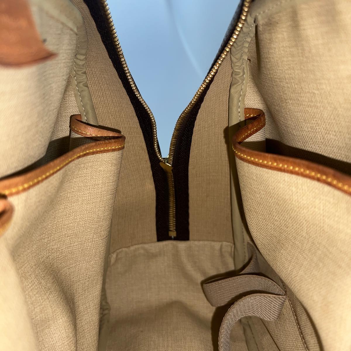 LOUIS VUITTON Monogram Deauville Hand Bag M47270 LV hs1545
